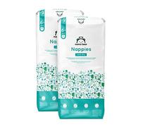 Marchio Amazon - Mama Bear Pannolini ultra asciutto, Taglia 6+ (16+ kg) Con canali d'areazione, Bianco, 132 Unità (2 confezioni da 66) - Nuova versione