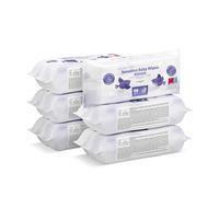 Marchio Amazon - Mama Bear Sensitive Salviette umidificate per bebè, Senza profumazione - 56 Unità (Confezione da 6), 336 pezzi