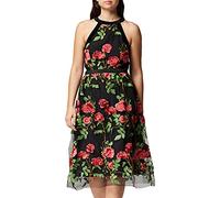 Marchio Amazon - TRUTH & FABLE Vestito Midi a Fiori Donna, Multicolore (Multicoloured), 40, Label: XS