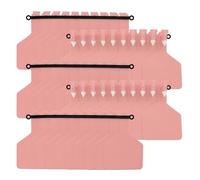 Marchio auricolare Bestiame Marchi auricolari for bestiame in plastica TPU | ID bestiame multicolore: marchi auricolari 100 pezzi con pinze for bovini, suini, capre, cavalli, pecore(Pink)