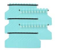 Marchio auricolare Bestiame Marchi auricolari for bestiame in plastica TPU | ID bestiame multicolore: marchi auricolari 100 pezzi con pinze for bovini, suini, capre, cavalli, pecore(Blue)