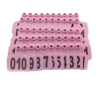 Marchio auricolare Carta d'identità per bestiame 001-100/-/901-1000 Etichetta auricolare numerata(Pink,501-600)