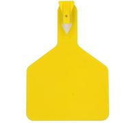 Marchio auricolare Carta d'identità per bestiame 50 pezzi/100 pezzi Z Tag vuoto grande, un pezzo grande TPU etichette auricolari for bestiame(Yellow,100pcs)