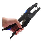 Marchio auricolare Carta d'identità per bestiame Etichette auricolari in TPU di grandi dimensioni in plastica monoblocco for l'identificazione del bestiame(Black)