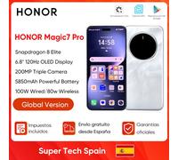 【Marchio+】Estreno mondiale Versione globale HONOR Magic7 Pro 5G Smartphone Magic 7 Pro Snapdragon 8 Elite Schermo OLED 120Hz
