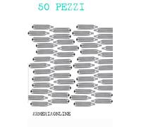 Marchio generico 50 bombolette co2 bomboletta per softair ricarica da pistola fucile 12 grammi gr cartucce