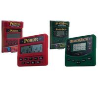 Marchio globale elettronico palmare 5 in 1 Poker e Las Vegas Style BlackJack Game Bundle