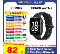 【Marchio+】Honor Watch 5 Smartwatch con AMOLED da 1,85", monitoraggio della frequenza cardiaca + del sonno + stress, supporto