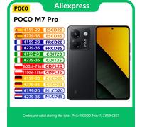 【Marchio+】 Il più recente POCO M7 Pro 5G Versione globale Dimensity 7025-Ultra 120Hz FHD+ Display AMOLED per la cura degli occhi Batteria 5110mAh NFC