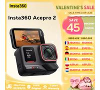 【Marchio+】Insta360 Ace Pro 2 - Telecamera d'azione impermeabile 8K co-ingegnerata con Leica, sensore 1/1,3", doppio chip AI,