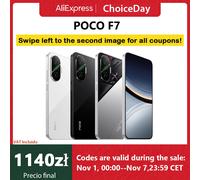 【Marchio+】POCO F7 5G Snapdragon ® Batteria 8s Gen 4 NFC 6500mAh 6,83" 1,5K AMOLED 50MP Fotocamera OIS 90W HypeCharge Smartphone