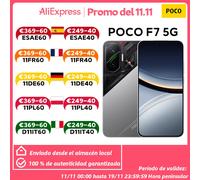 【Marchio+】POCO F7 5G Snapdragon ® Batteria 8s Gen 4 NFC 6500mAh 6,83" 1,5K AMOLED 50MP Fotocamera OIS 90W HypeCharge Smartphone
