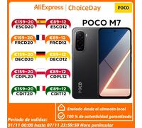 Versione globale Smartphone POCO M7 Potente processore Snapdragon 685 Display FHD+ da 6,9" a 144 Hz Doppia fotocamera AI da 50 MP Batteria capiente da 7000 mAh (tipica) Ricarica rapida da 33 W Xiaomi
