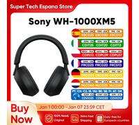 Sony WH-1000XM5 Cuffia wireless con cancellazione del rumore Unità driver da 30 mm appositamente progettata Design confortevole Nero
