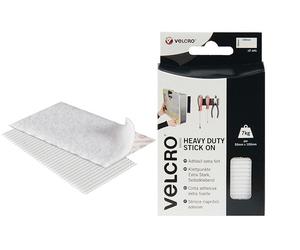 Marchio VELCRO® - VELCRO® Marchio Sticks On Heavy Duty (2) 50 x100mm Bianco