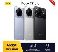 POCO F7 Pro versione globale Smartphone NFC Snapdragon®Display AMOLED 8 Gen 3 6000mAh 6.67 "2K 90W 12GB 512GB Silver