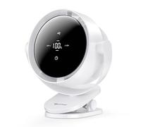 Marchpower Ventilatore da tavolo, 4 in 1 Mini Ventilatore Portatile con Clip, USB Silenzioso con Regolazione a 100 Velocità 4000mAh, Girevole a 360° Soffia a 720° con Timer per Interno ed Esterno