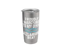 Marciando con orgoglio verso il mio Acquario Beat Aquarius Bicchiere termico in acciaio inox doppia parete