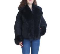 Marciano Guess piumino Zoe con ecopelliccia nero