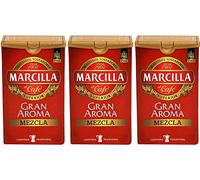 Marcilla Gran Aroma Mezcla Powered Caffé Macinato Mix 250 gr. - [Pack 3]