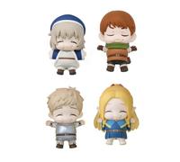 Marcille Donato Figure, Anime Laios Touden Figura 4pcs Carino Cartoon Action Figurine Statua Carino Partito Cake Topper Desktop Decorazione da Collezione