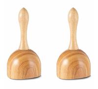 Marclix 2 coppette in legno per massaggi e massaggi e drenaggio linfatico, per terapia del legno, anticellulite