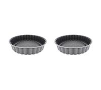 Marclix Charlotte, 2 teglie per torte, rivestimento antiaderente a 4 strati, in alluminio pressofuso, stampo per torta Charlotte a sgancio rapido, 24 cm B