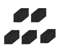 Marclix fonoassorbenti in schiuma fonoassorbente per studio, 2,5 x 30 x 30 cm, 60 pezzi, colore: nero