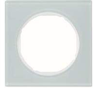 Berker R.3 telaio vetro rigido singolo bianco 10112209