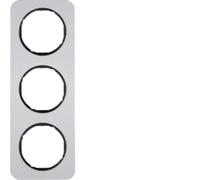 Marco 3E, R.1, aluminio/negro, brillo