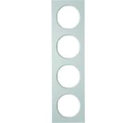 Marco 4E, R.3, aluminio/blanco, brillo