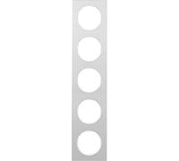 Marco 5E, R.3, aluminio/blanco, brillo