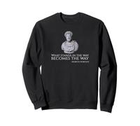 Marco Aurelio Filosofia Stoicismo Antica Roma T-Shirt Felpa