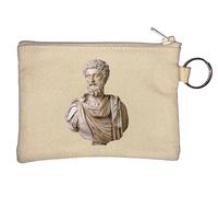 Marco Aurelio Impero Romano d'Occidente Busto Portachiavi Portamonete Beige