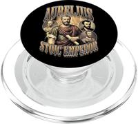 Marco Aurelio Stoica Filosofia Imperatore Vintage Bootleg PopSockets PopGrip per MagSafe