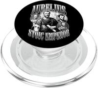 Marco Aurelio Stoica Filosofia Imperatore Vintage Bootleg PopSockets PopGrip per MagSafe