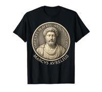 Marco Aurelio Stoicismo Antica Filosofia Romana Memento Maglietta