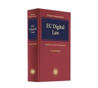 Marco B.M. Loos Dominik Lub EU Digital Law: Article-by-Arti opertina rigida)