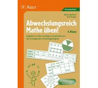 Marco Bettner E Abwechslungsreich Mathe üben Klasse 4: Aufgaben zu (Tascabile)