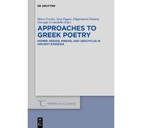 Marco Ercoles Approaches to Greek Poetry (Copertina rigida)