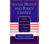 Marco Giugni Social Protest and Policy Change (Tascabile)