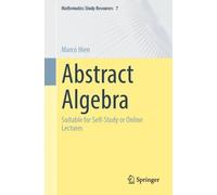 Marco Hien Abstract Algebra (Tascabile) Mathematics Study Resources