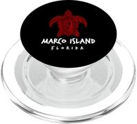 Marco Island Florida Design a forma di tartaruga marina Marco Beach FL PopSockets PopGrip per MagSafe