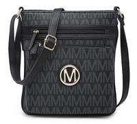 MARCO M KELLY Borsetta a tracolla multi tasche, da donna, con cerniera, borsa a tracolla