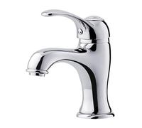 Marco Mammoliti | Miscelatore Monocomando Lavabo in Ottone Cromo, Stile Retro con Asta Saltarello e Piletta, Altezza Bocca 72mm, 15,7x15,5x5,9cm