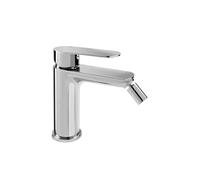 Marco Mammoliti | Miscelatore Rubinetto Bidet Monocomando Cletia Cromo in Ottone con Asta Saltarello e Piletta in Metallo, Rubinetto Tondo, 15,8x14,7x4,9cm