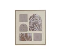 MARCO MULTIFOTO MDF CRISTAL 34X2X39 5FOTOS BEIGE