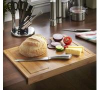 Marco Paul - Tagliere grande in legno per cucina, in bambù, per frutta, verdura, salumi, pane e formaggio