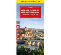 Andalusia Costa Del Sol Map NUOVO