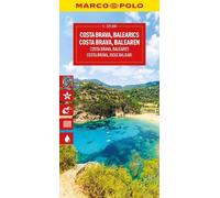 Costa Brava Marco Polo Map : Includes East Pyrenees, Andorra, Perpignan, Barcelona, Mallorca, Ibiza: Pyrenäen Ost, Andorra, Perpignan, Barcelona, ... Highlights und digitaler Erweiterung
